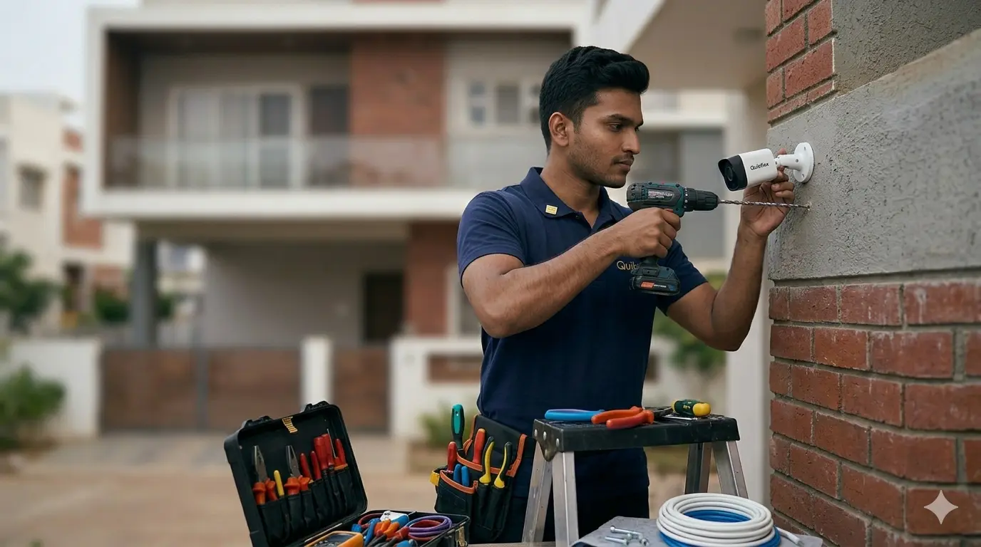 CCTV installation, DVR NVR setup, remote monitoring